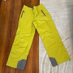 Alpine Design Lime Green Weatherproof Winter Ski Snow pants